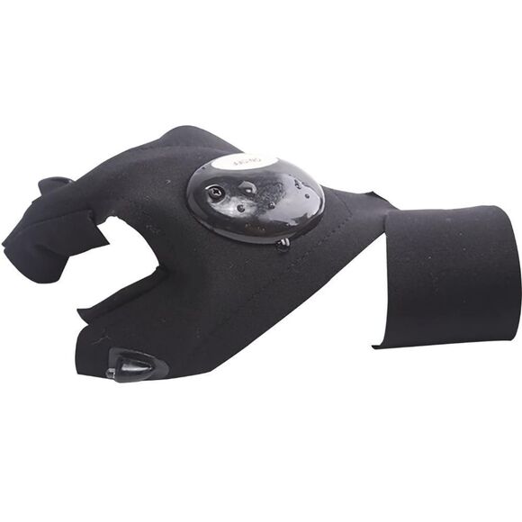 LED Flashlight Gloves Hand Free Finger Lights Gloves Runner Light - Picture 3 of 7